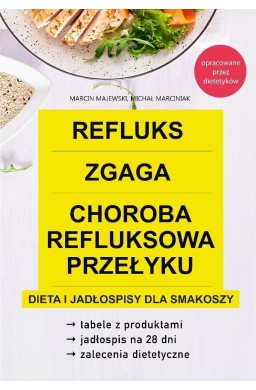 Refluks, zgaga, choroba refluksowa przełyku. Dieta