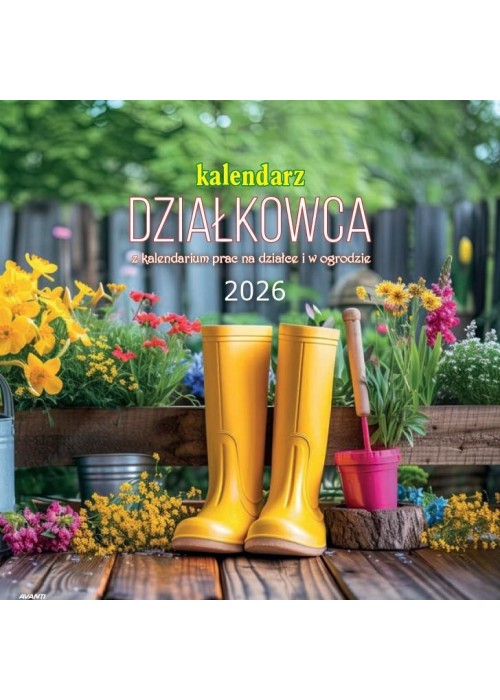 Kalendarz 2026 ścienny albumowy 30x30cm Działkowca