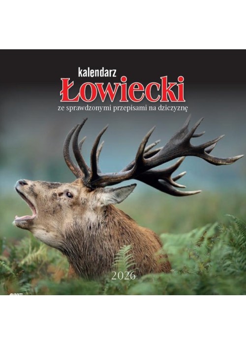 Kalendarz 2026 ścienny albumowy 30x30cm Łowiecki
