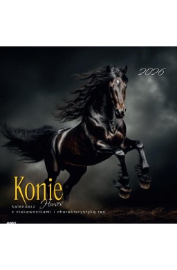 Kalendarz 2026 ścienny albumowy 30x30cm Konie
