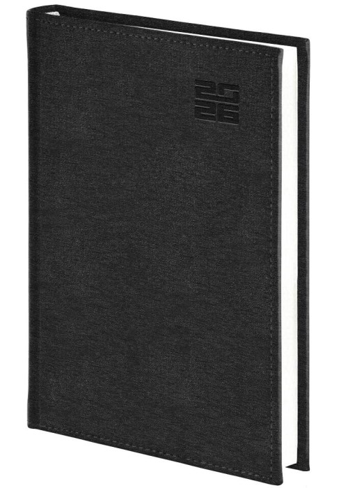 Kalendarz 2026 A5 tygod. notes Aluminium czarny