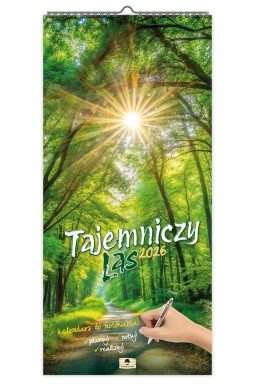 Kalendarz 2026 paskowy szeroki tajemniczy las