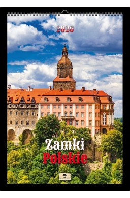 Kalendarz 2026 ścienny zamki polskie
