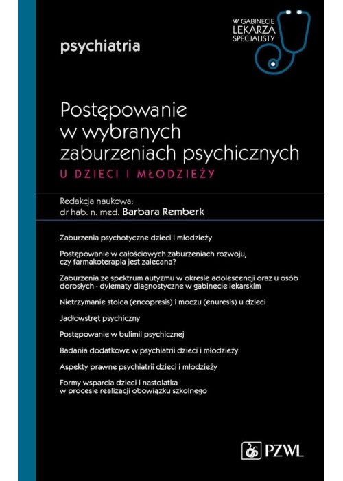 Postępowanie w wybranych zaburzeniach...