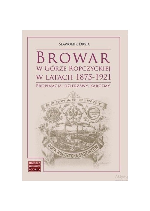 Browar w Górze Ropczyckiej w latach 1875-1921