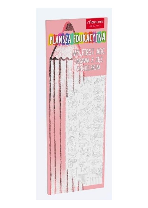 Plansza edukacyjna. Zabawa z językiem angielskim