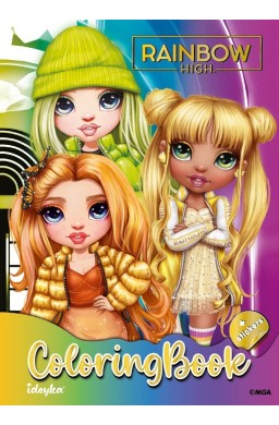 Kolorowanka z naklejkami Rainbow High ColoringBook