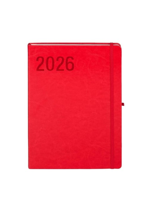 Kalendarz 2026 A4 Formalizm czerwony TDW