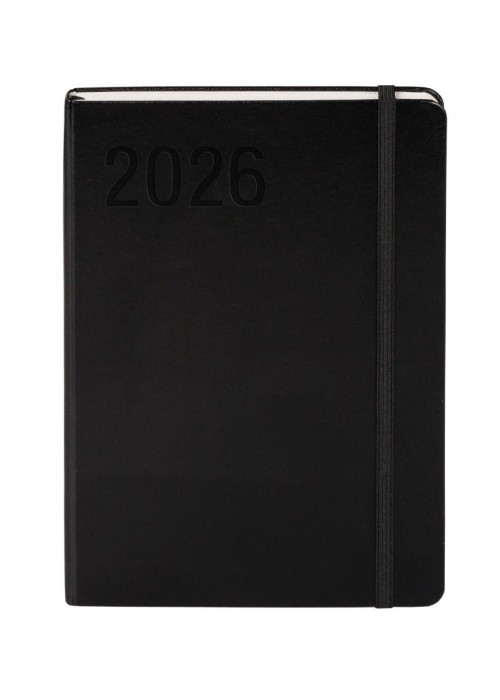 Kalendarz 2026 A5 Minimalizm czarny TNS