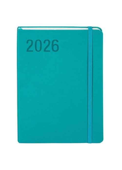 Kalendarz 2026 A5 Minimalizm turkus TNS