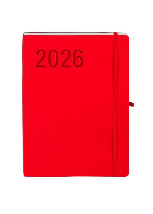 Kalendarz 2026 B5 Impresja czerwony TDW