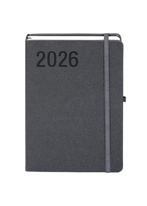 Kalendarz 2026 A5 Rubi grafitowy DNS