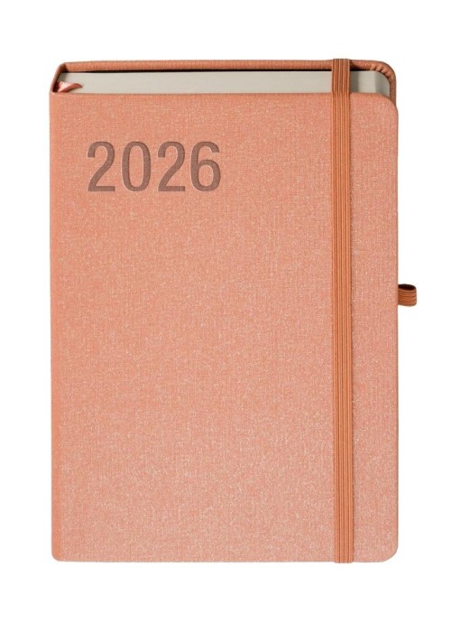 Kalendarz 2026 A5 Sakura miedziany DNS
