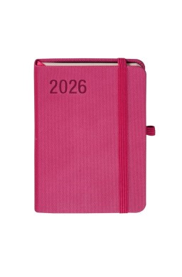 Kalendarz 2026 A6 Rubi różowy TDW