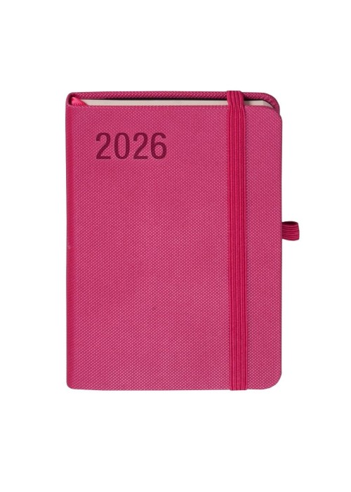 Kalendarz 2026 A6 Rubi różowy TDW