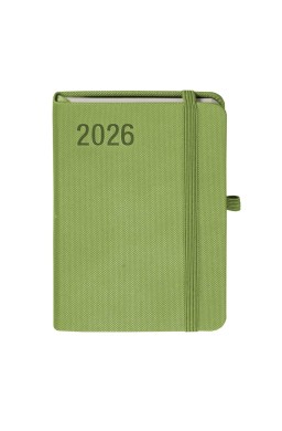 Kalendarz 2026 A6 Rubi zielony TDW