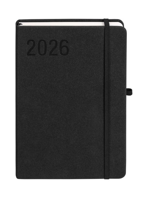 Kalendarz 2026 A5 Sakura czarny DNS