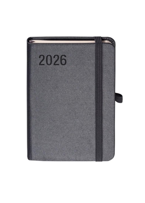 Kalendarz 2026 A6 Rubi grafitowy TDW