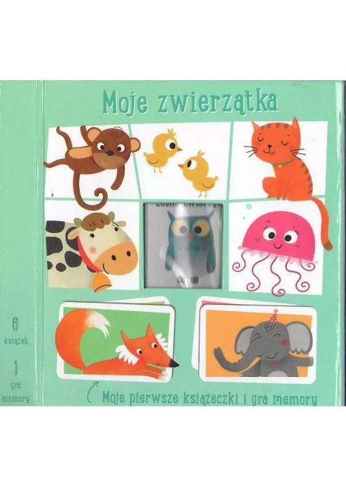 Moje pierwsze książeczki i memory - Zwierzątka