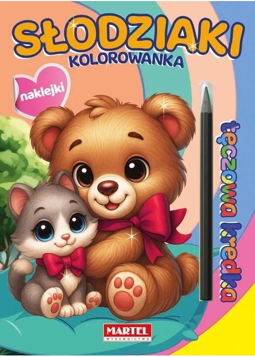 Kolorowanka z kredką Słodziki Kolorowanka z kredką Słodziki