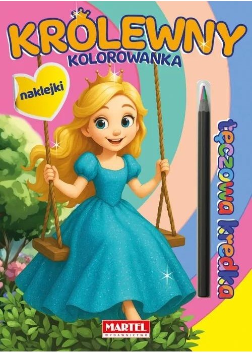 Kolorowanka z kredką Królewny Kolorowanka z kredką Królewny