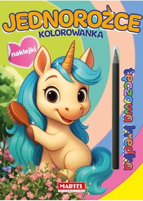 Kolorowanka z kredką Jednorożce Kolorowanka z kredką Jednorożce