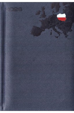Kalendarz 2026 A5 dzienny granatowy