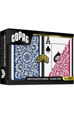 Karty do pokera Copag blue/red 2szt
