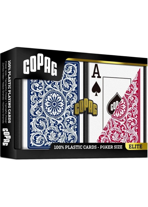 Karty do pokera Copag blue/red 2szt