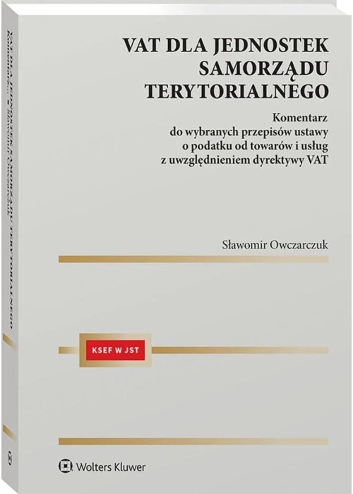 VAT dla jednostek samorządu terytorialnego