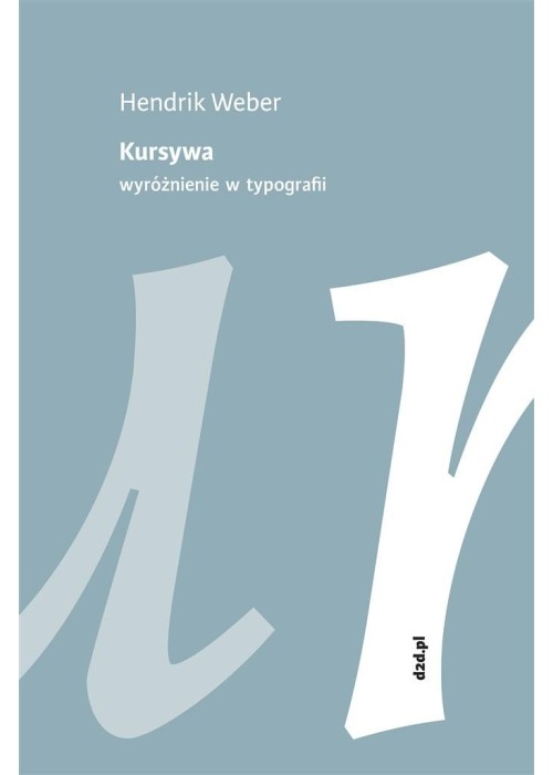 Kursywa. Wyróżnienie w typografii