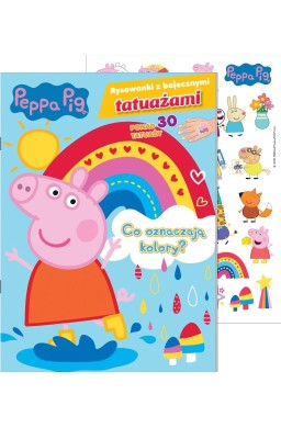 Świnka Peppa. Rysowanki z bajecznymi tatuażami