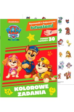 Psi Patrol. Rysowanki z bajecznymi tatuażami