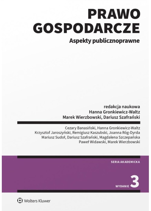 Prawo gospodarcze. Aspekty publicznoprawne w.3