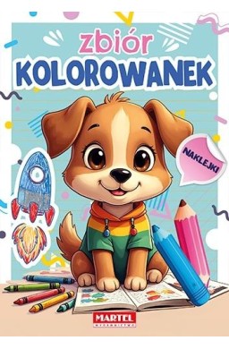 Zbiór kolorowanek z naklejkami