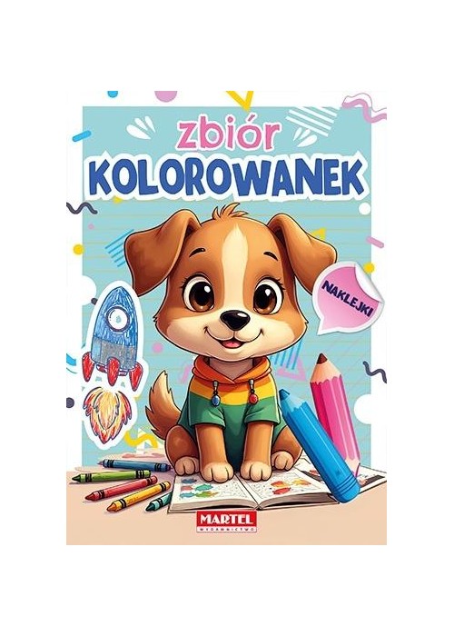 Zbiór kolorowanek z naklejkami