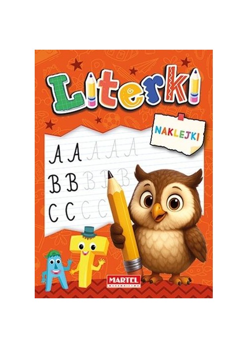 Literki z naklejkami