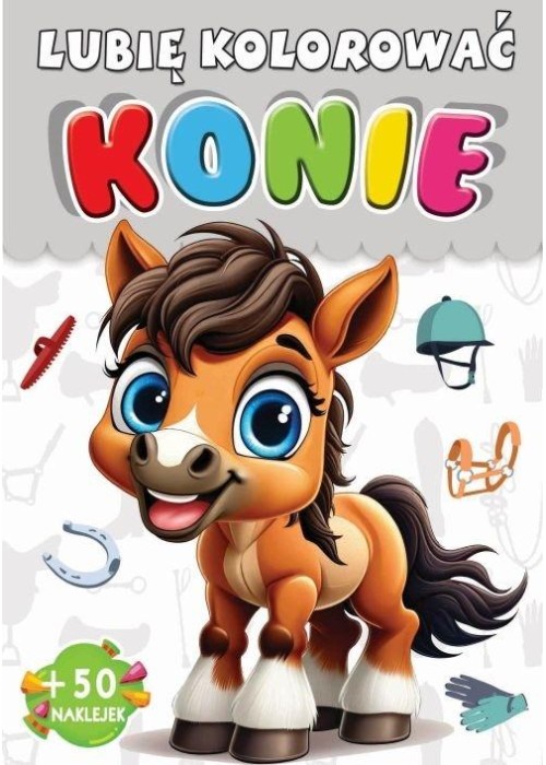 Konie. Lubię kolorować