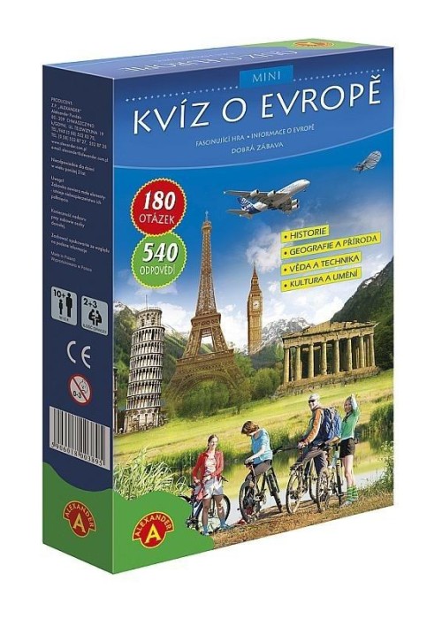 Quiz o Europie mini CZ/SK ALEX