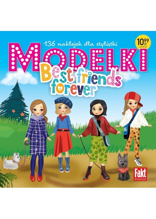 Modelki Best friends forever. 136 naklejek dla sty