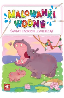 Świat dzikich zwierząt. Malowanki wodne