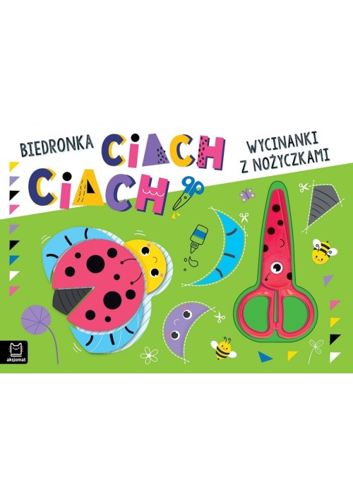 Wycinanki z nożyczkami. Biedronka ciach, ciach!