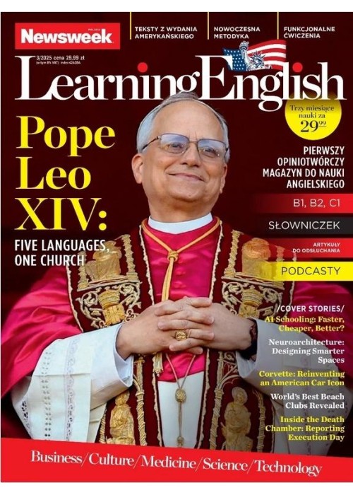 Newsweek Learning English 3/2025 Pop Leo XIV
