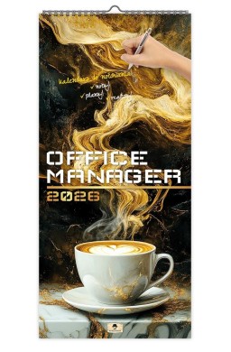 Kalendarz 2026 paskowy szeroki office manager