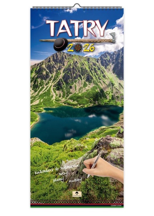 Kalendarz 2026 paskowy szeroki tatry