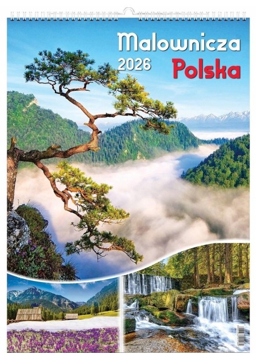 Kalendarz 2026 wieloplanszowy malownicza Polska