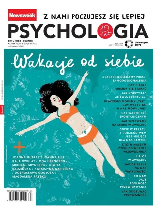 Newsweek Psychologia 4/2025 Wakacje od siebie