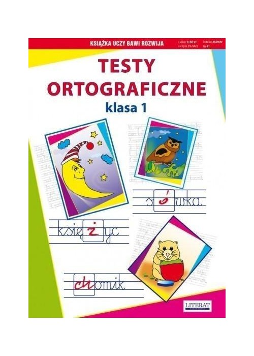 Testy ortograficzne klasa 1 w.2025