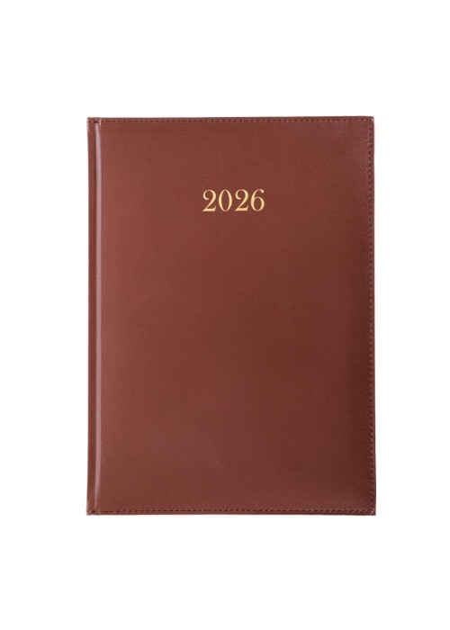 Terminarz 2026 tygodniowy A4 Divas brązowy