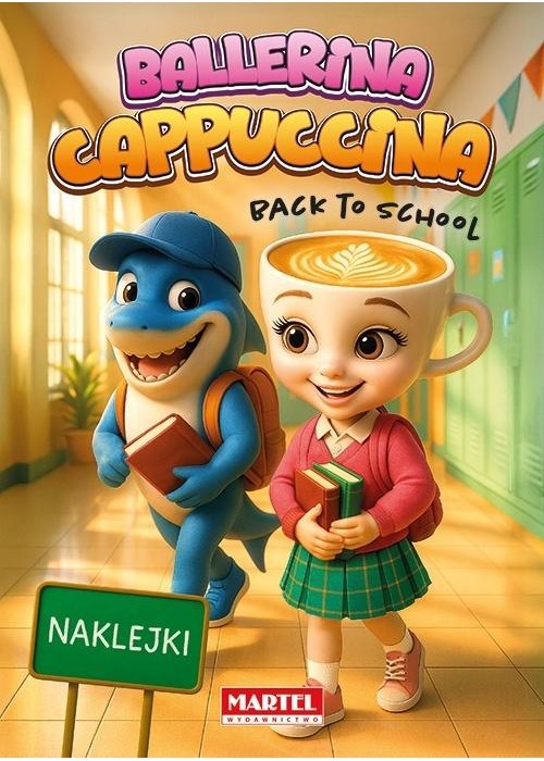 Ballerina Cappuccina back to school z naklejkami